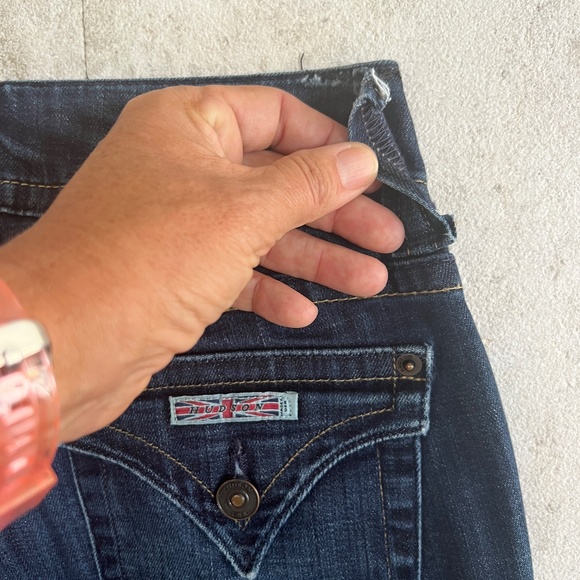 Hudson Beth Mid Rise Baby Boot Cut Jeans Size 27 - Picture 5 of 5
